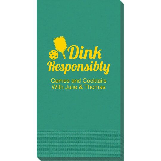 Dink Responsibly Guest Towels